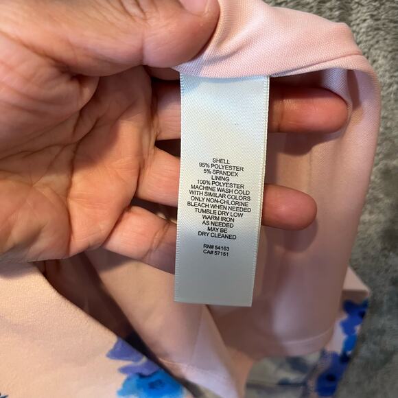 Eliza‎ J Women's Short Flutter Sleeve Sheath Dress New Size 2 - Picture 9 of 9